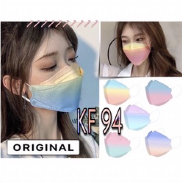 KF94 MASKER 10 PCS KOREA 4 PLY / MASKER EVO 4D IMPORT 2 WARNA