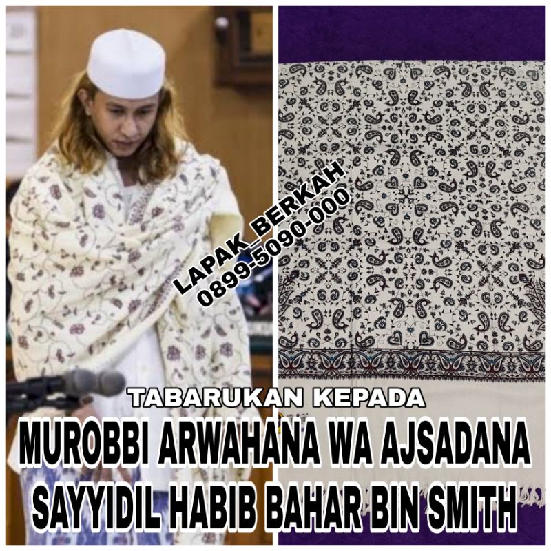 Sorban kashmiri motif akar seperti habib bahar