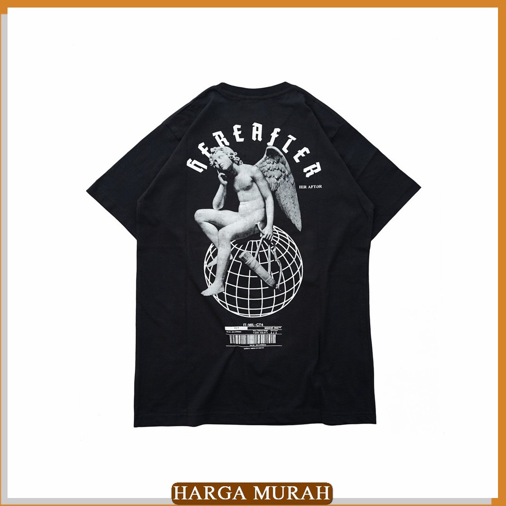 Kaos Pria Distro Original Keren Pluralisme T-Shirt Trend 2021 Kao AT120 Moxie T-Shirt Hereafter