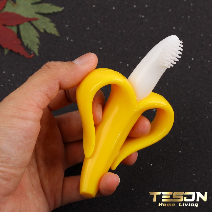 Teether Banana [A] Baby Toothbrush Gigitan Sikat Gigi Bayi Pisang