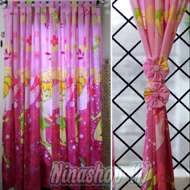 SALE GORDEN MOTIF TINKERBELL & BARNEY UKURAN 150x200