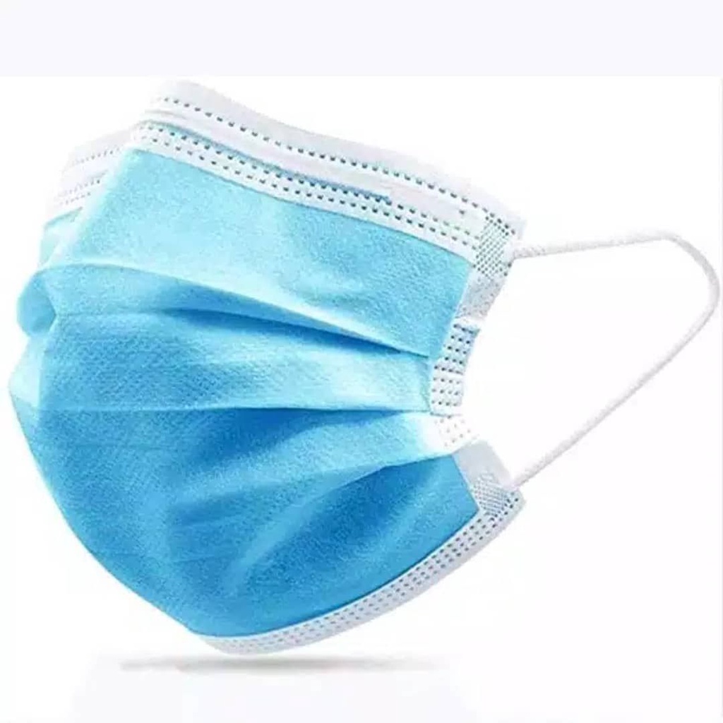 ( KJO ) Masker Face Mask 3 Ply Earloop Isi 50pcs