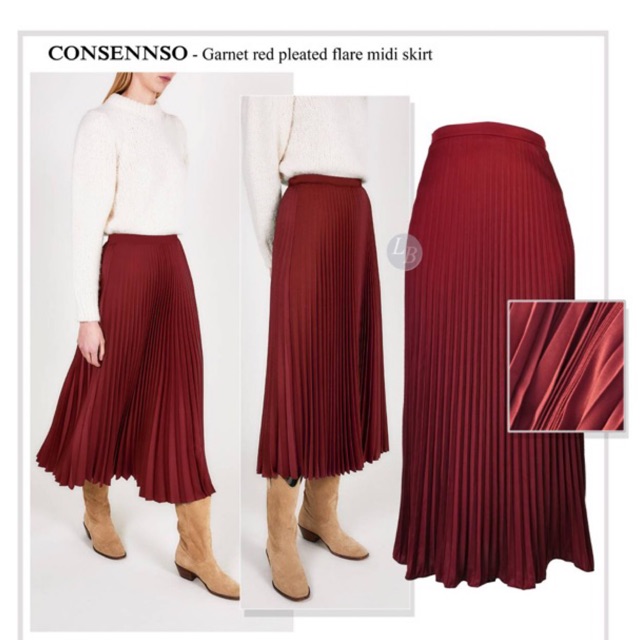 Consennso plisket skirt