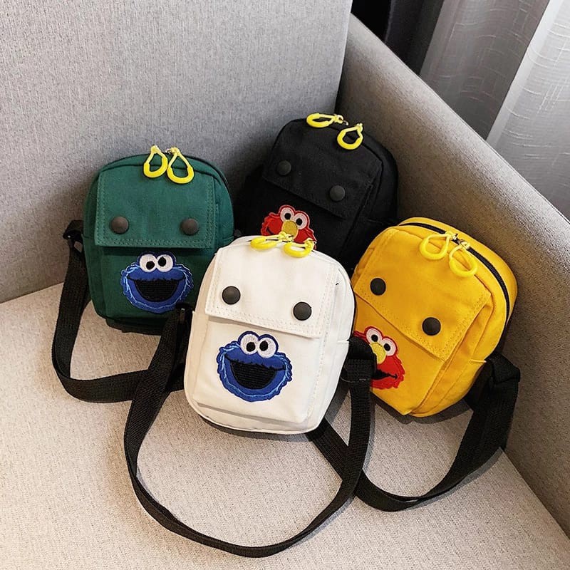 TAS KOREA MURAH ELMO - Tas Selempang Wanita