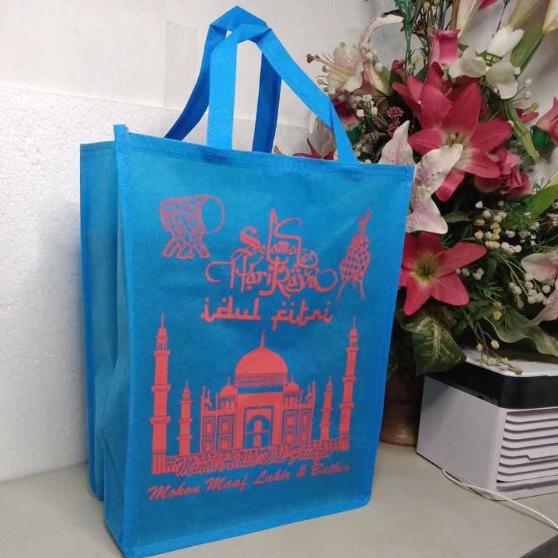 tas parcel goodiebag lebaran idul fitri TEBAL  1 lusin isi 12 psc