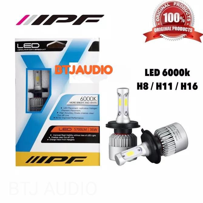 BARU LAMPU MOBIL BOHLAM LED IPF H8/H11/H16 6000K ORIGINAL #4