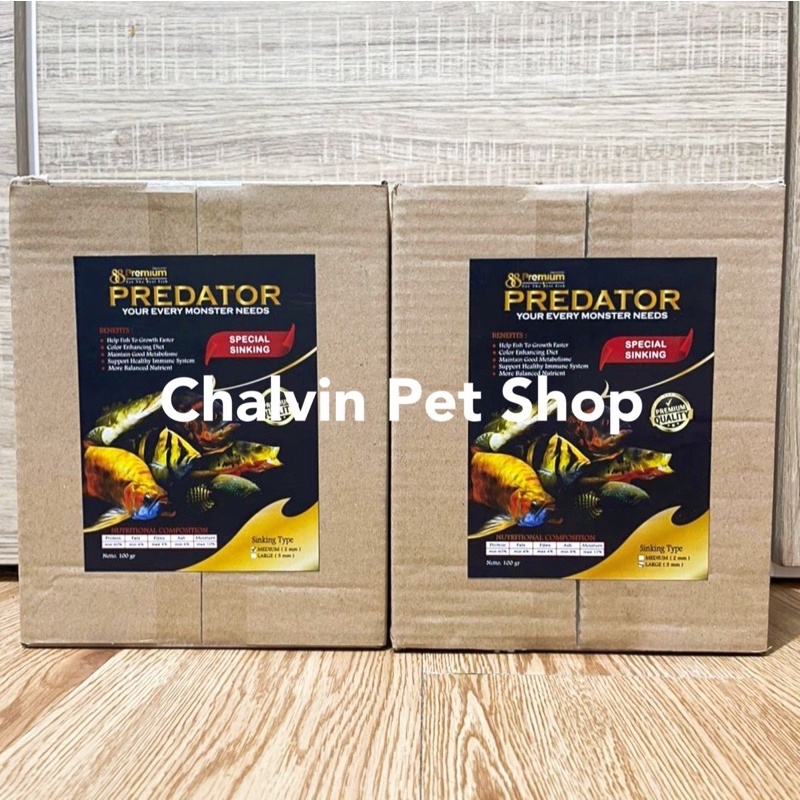 Pelet Ikan Premium 88 SINKING PREDATOR 10PCS / DUS