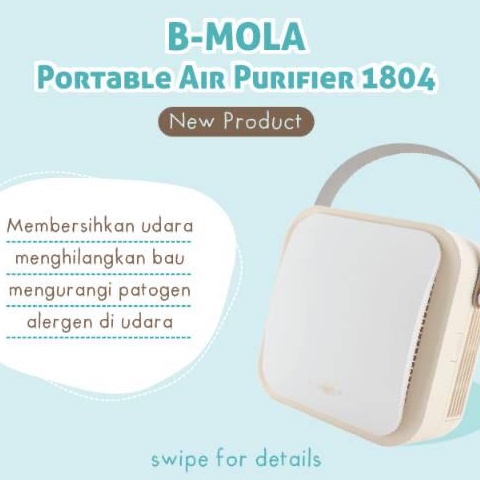 BMOLA AIR PURIFIER PORTABLE NCCO1804 B-MOLA