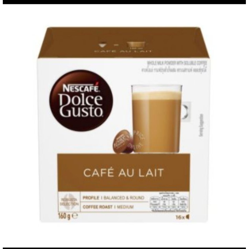 

Kopi kapsul Nescafe Dolce Gusto Cafe Au Lait coffee capsule