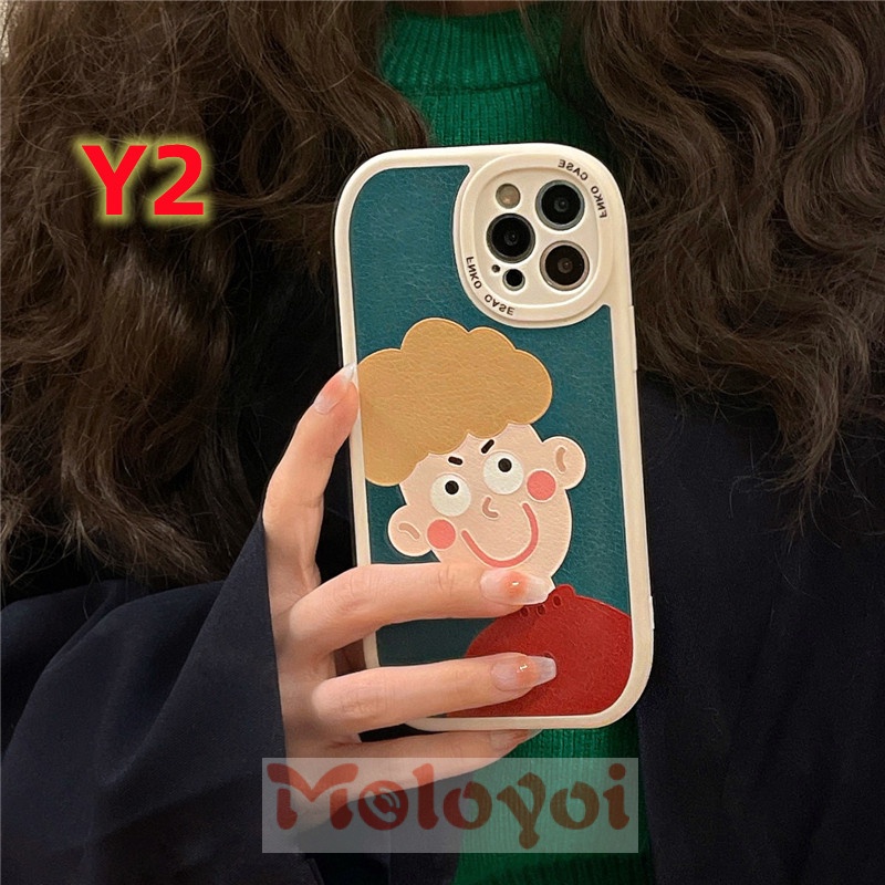 Soft Case Pelindung Lensa Bahan Silikon TPU Motif Kartun Untuk iPhone 11 7 8 Plus XR X 13 11 12 Pro MAX XS MAX 8 Plus 7 Plus SE 2020