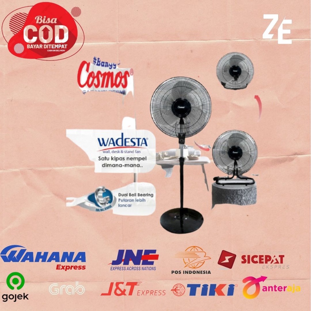 Kipas Angin Tornado Besi 18 inch 3in1 / Cosmos SIF-1804 S WADESTA