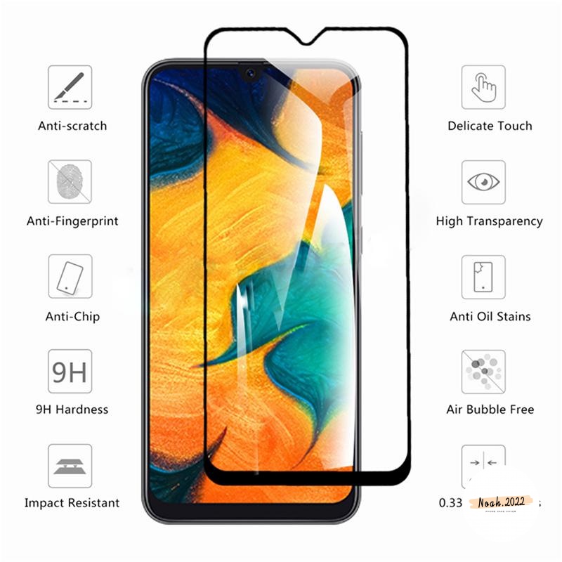 Pelindung Layar Tempered Glass 9D Cover Samsung Galaxy A22 A12 A03s A52 A72 A02s A31 A11 A21s A71 A51 A50 A50s A30s M22 M32 M22 M12 A10s A20s