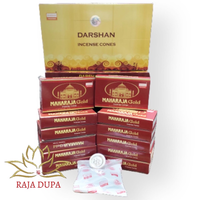 Darshan Cones 10s Dupa Kerucut India (1 dus isi 12 kotak kecil)