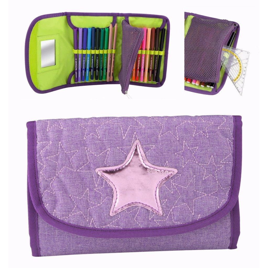 

TM 8338 TM Filled Roll Up Pencil Case SS (Tempat Pensil,Pulpen Gulung) F-20