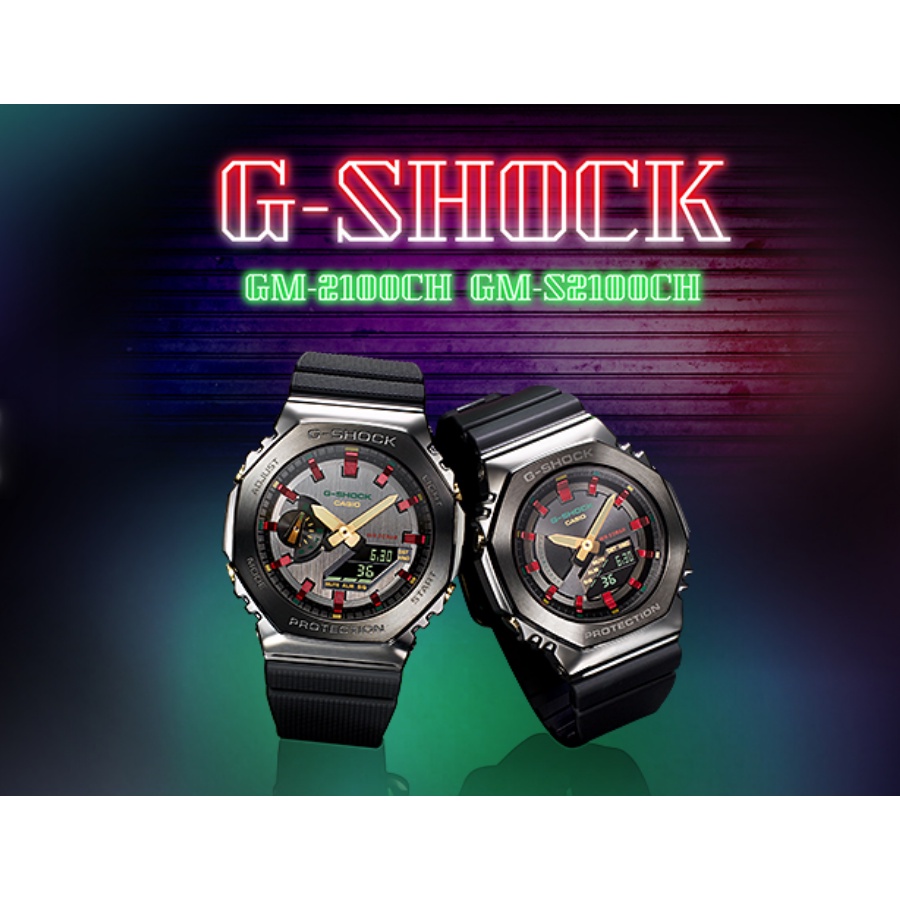 Jam Tangan Casio GShock Pria Wanita G-Shock PRECIOUS HEART SELECTION GM-2100CH-1A