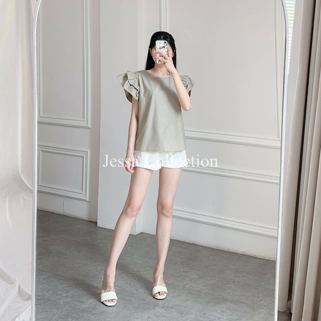 Premium Niore Ruffle Top TH 260 COTTON