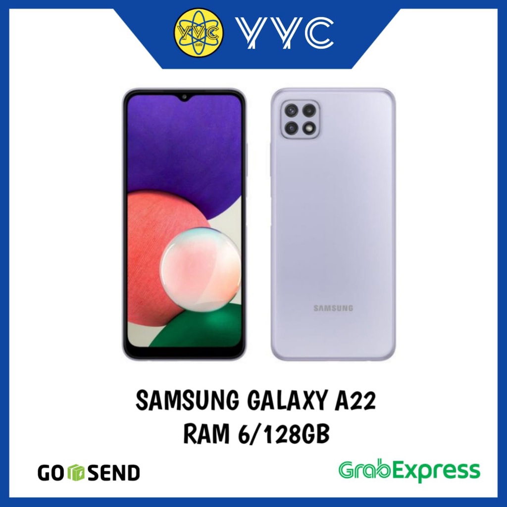 HP Samsung Galaxy A22 RAM 6/128GB RAM 6GB ROM 128GB GARANSI RESMI SEIN