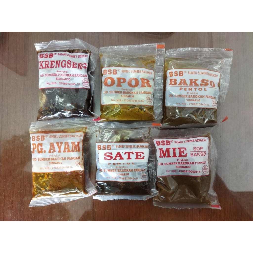 

BSB bumbu masak instant siap pakai