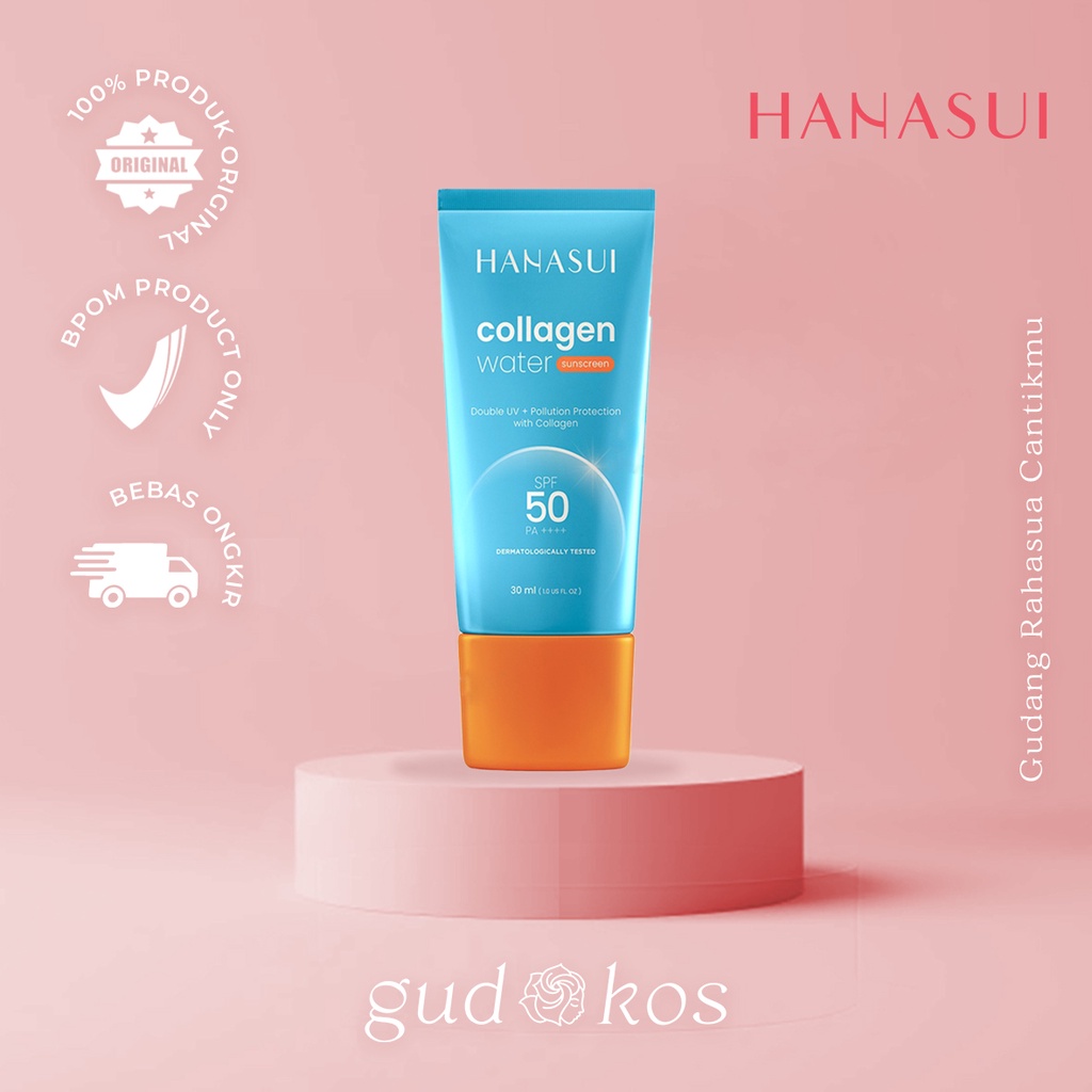 [NEW] HANASUI Sunscreen Collagen Water SPF 50 PA+++  - Sunblock Tabir Surya Wajah