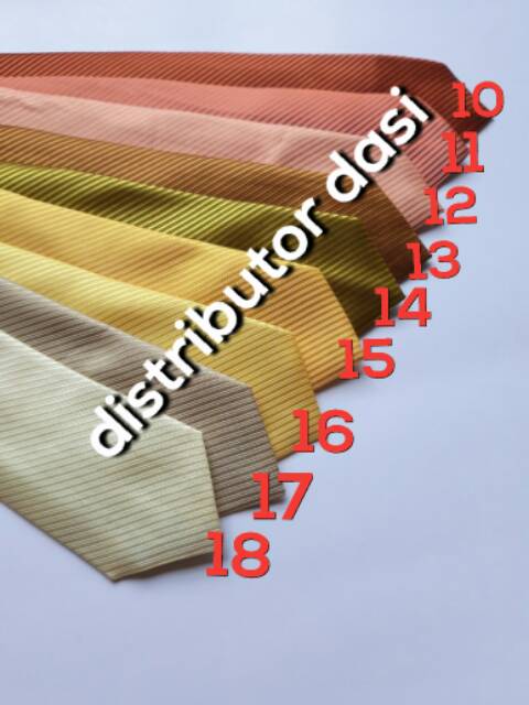 Dasi pria 3 inch 7 - 8 cm motif salur hitam merah biru gold maroon coklat hijau ungu kuning