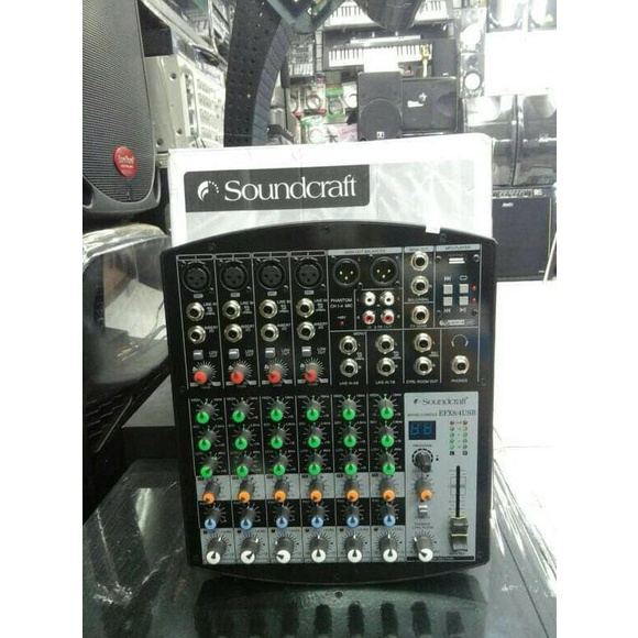 Mixer Soundcraft EFX8/4 EFX8 EFX 8 USB audio