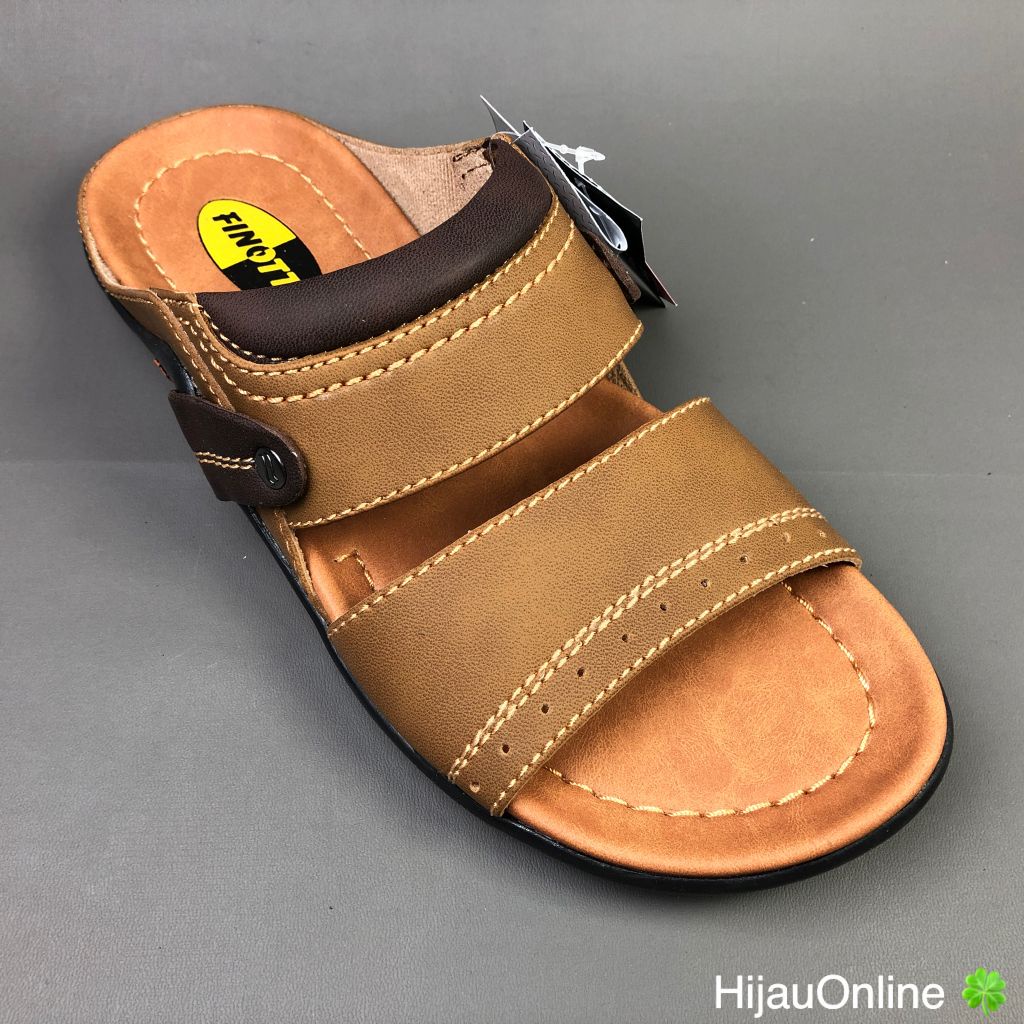 FINOTTI - BPZ 06 10 - Sandal Slop Sopan Kasual Tali 2 Laki-laki Pria-BPZ 10 (TAN)