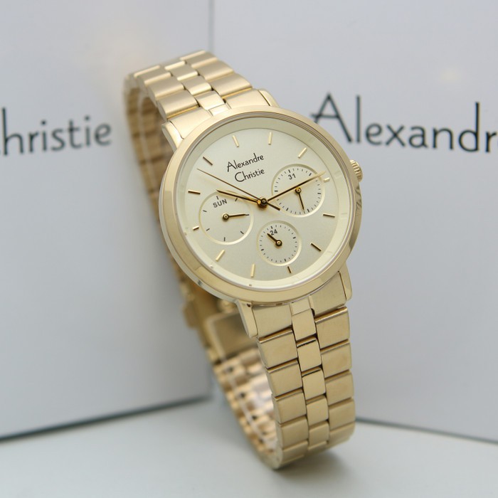 ORIGINAL Jam Tangan Wanita Alexandre Christie AC 2886 / AC2886 / 2886 Garansi Resmi 1 Tahun.