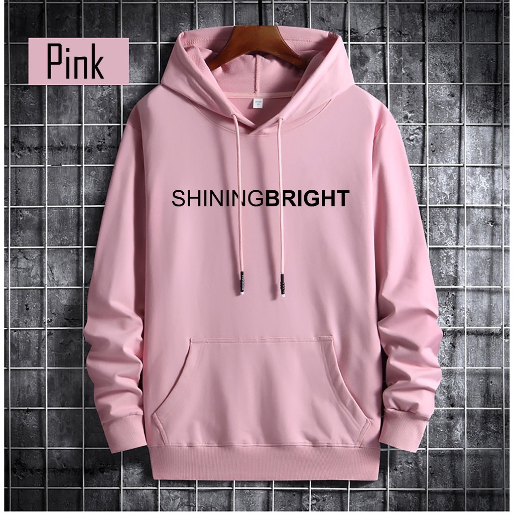 Sweater hoodie ShinngingBright font / jaket hoodie pria wanita distro / hoodie unisex / hoodie Large text / hoodie jumbo M-XXL