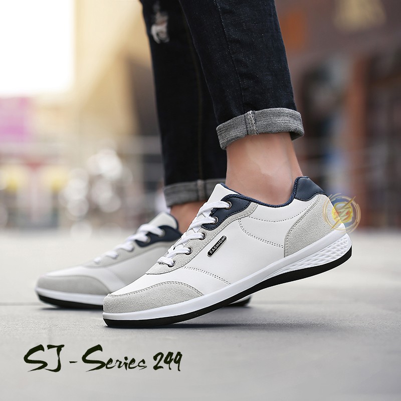 [OOS] (FREE BOX)  Sepatu Sneakers Pria Casual Fashion Santai/Hangout Kualitas Import Premium - 249