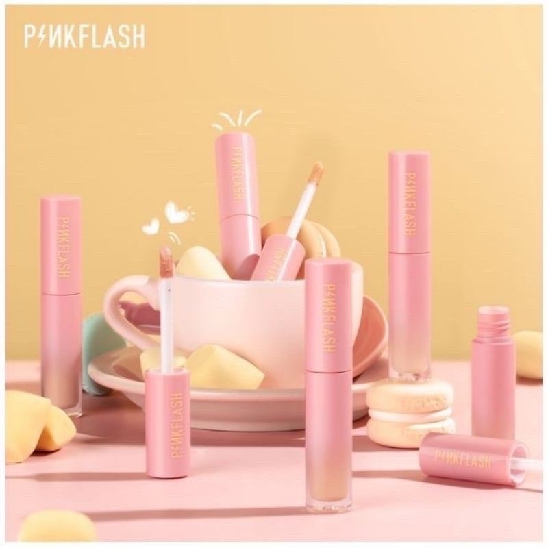 ★ BB ★  PINKFLASH Lasting Matte Concealer | PINK FLASH #OhMyBreath Liquid Concealer Tahan Air Tahan Lama - F04 - Concealer | PINK FLASH