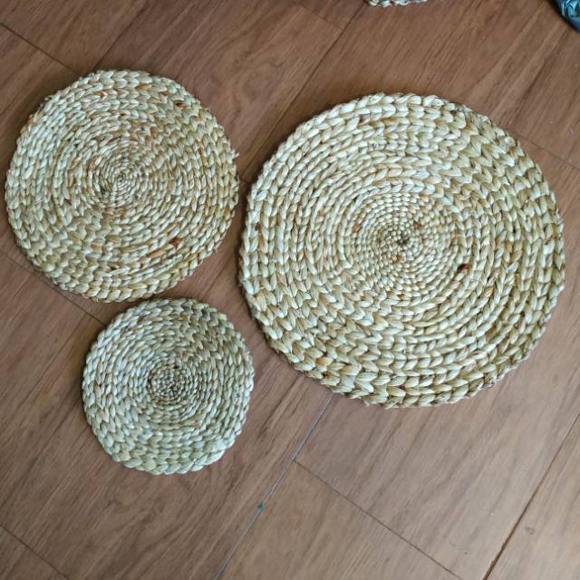 paket placemat eceng gondok