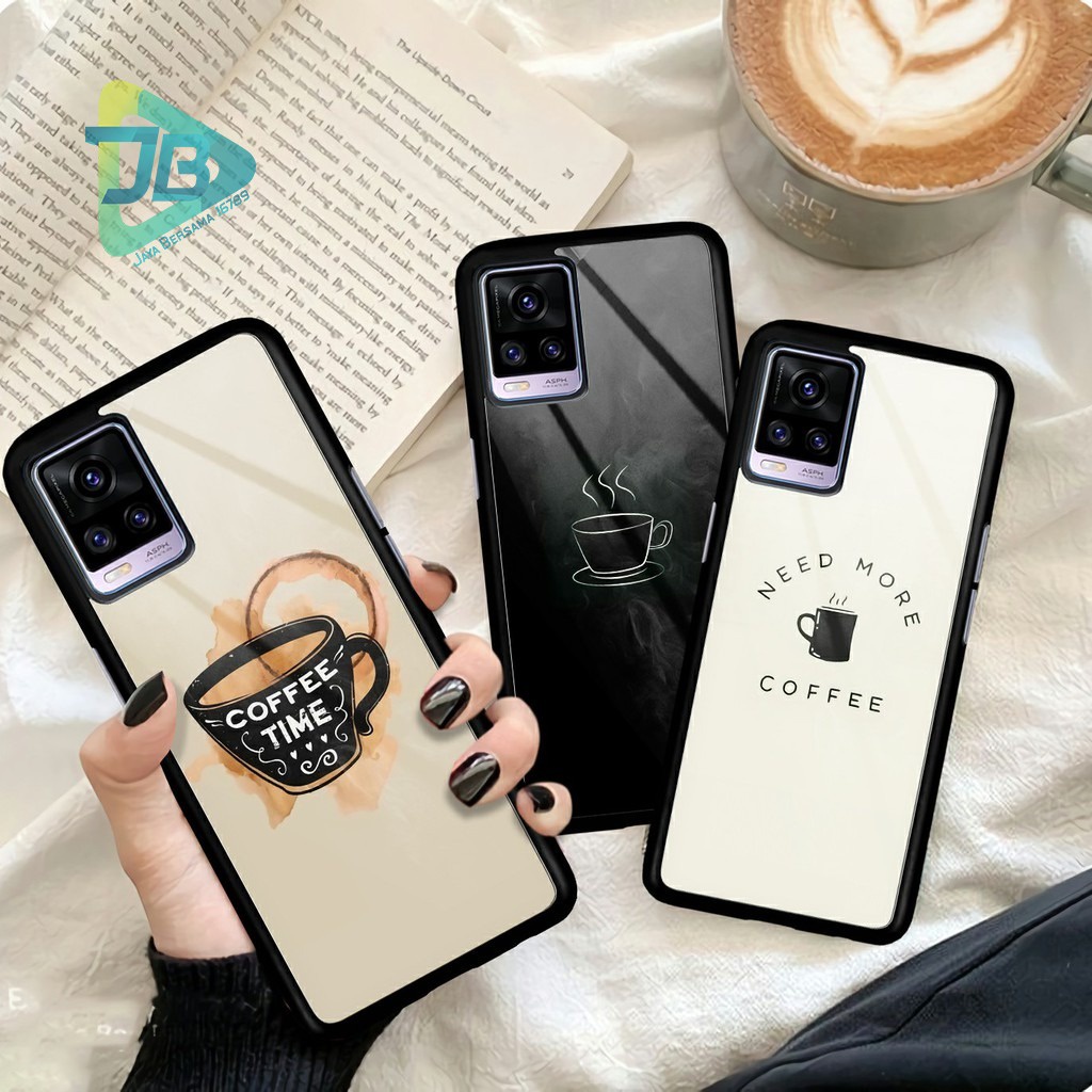 HARDCASE 2D GLOSSY COFFE OPPO VIVO XIAOMI SAMSUNG REALME IPHONE ALL TYPE JB5693