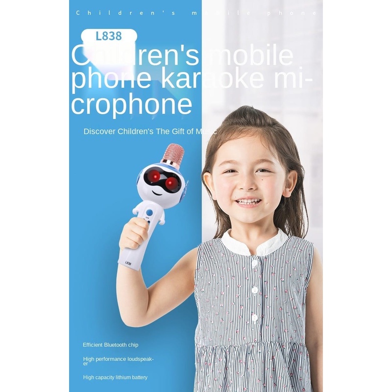 MICROPHONE / MIC L838 KARAOKE BLUETOOTH