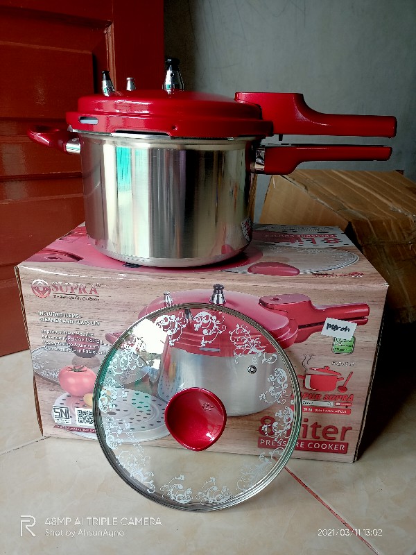 Panci Presto Supra 8 Lt / Supra Pressure 8lt - Ungu