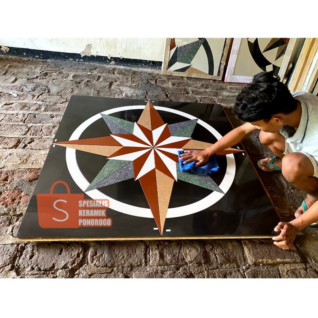 granit motif pola ukuran 60x60