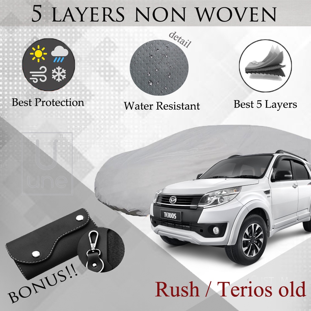 Cover Sarung Mobil RUSH 5 Layer Protection