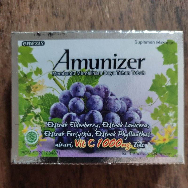 Amunizer vit C 1000 mg per box isi 4 sachets.