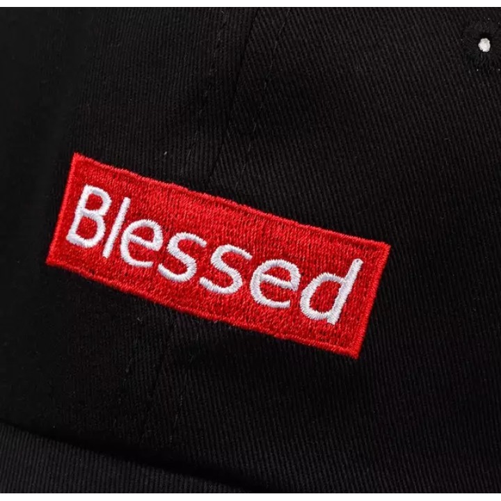 Topi Baseball Blessed Warna Hitam