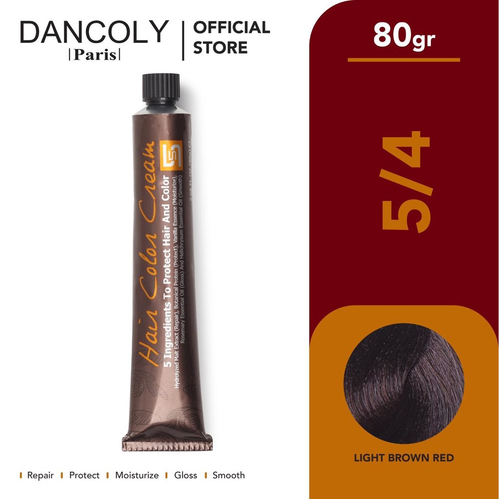 

Dancoly Hair Color / Cat Rambut 80 gr + Peroxide 100 ml ( 4 )
