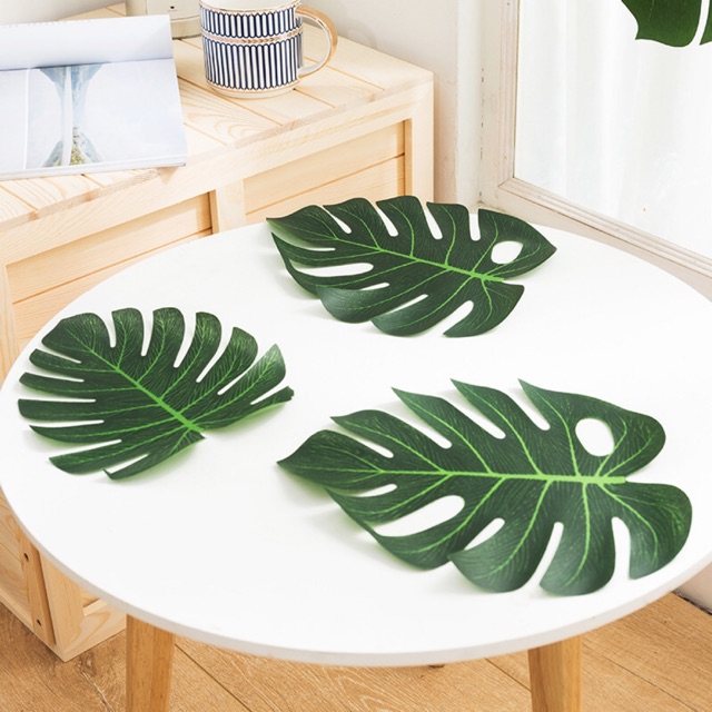 (RESTOCK)Monstera artificial /monstera palsu/ monstera plastik/daun palsu/daun plastik