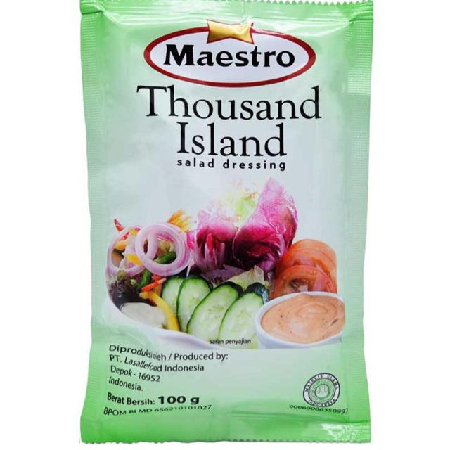

Maestro Thousand Island Salad Dressing 100G