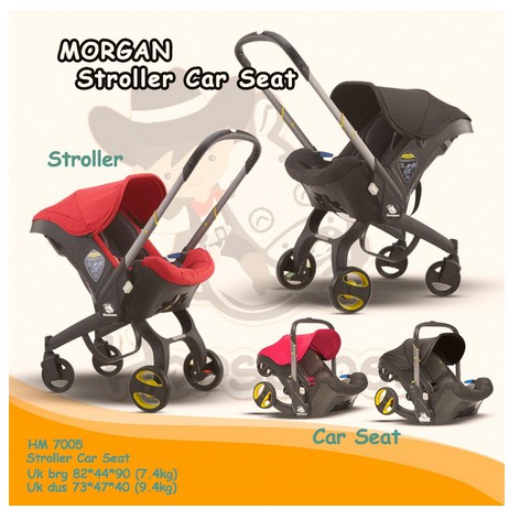 STROLLER BAYI DAN CAR SEAT DORONGAN BAYI MORGAN STROLLER CAR SEAT HM 7005