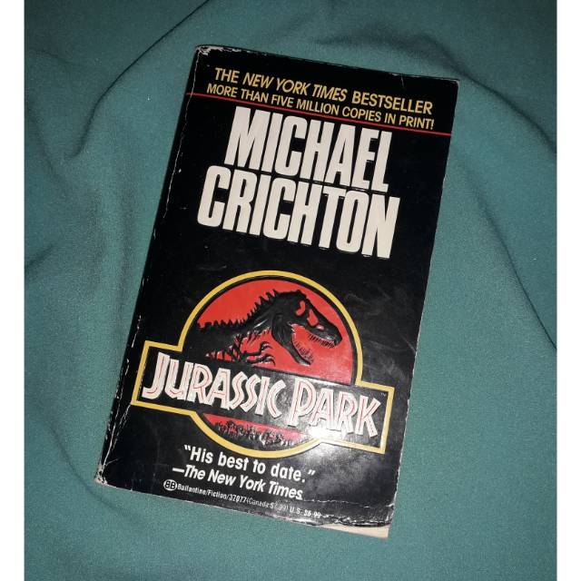 NOVEL JURASSIC PARK BAHASA INGGRIS (Michael Crichton)