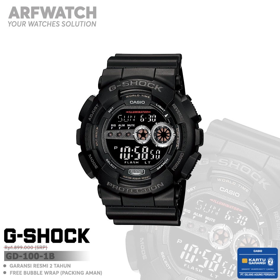 Casio G-Shock GD-100-1B / GD-100-1BDR Original