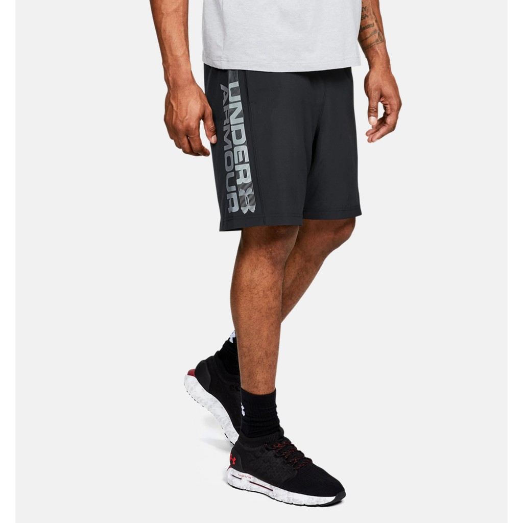 Under Armour Mens Woven Graphic Short Ultra-Light and Comfortable Breathable and Durable Running Jogger Small Grey