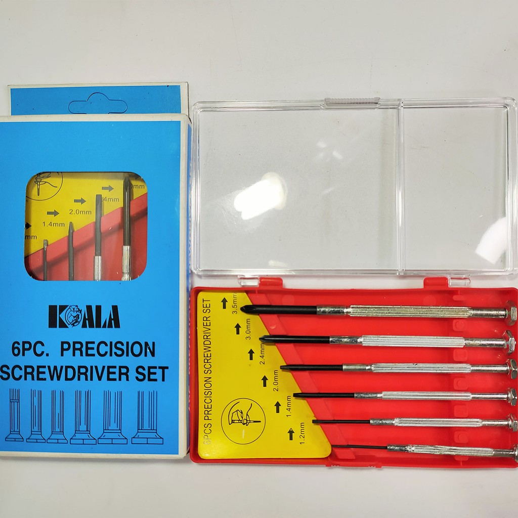 OBENG JAM SET 6pcs ALAT REPARASI JAM TANGAN HP SMARTPHONE