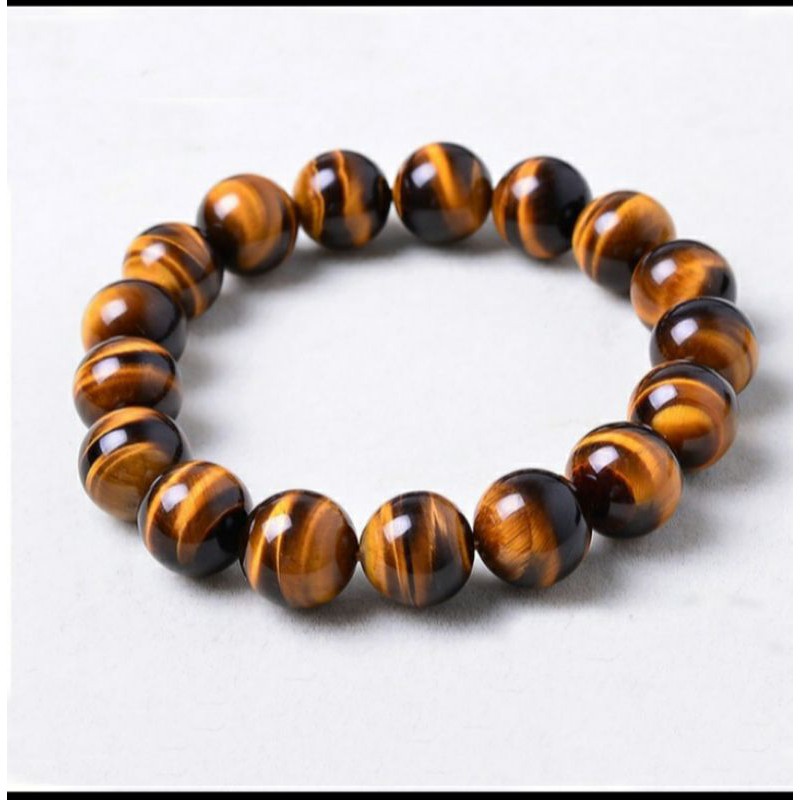 GELANG BATU AKIK NATURAL TIGER EYE ATAU BIDURI SEPAH