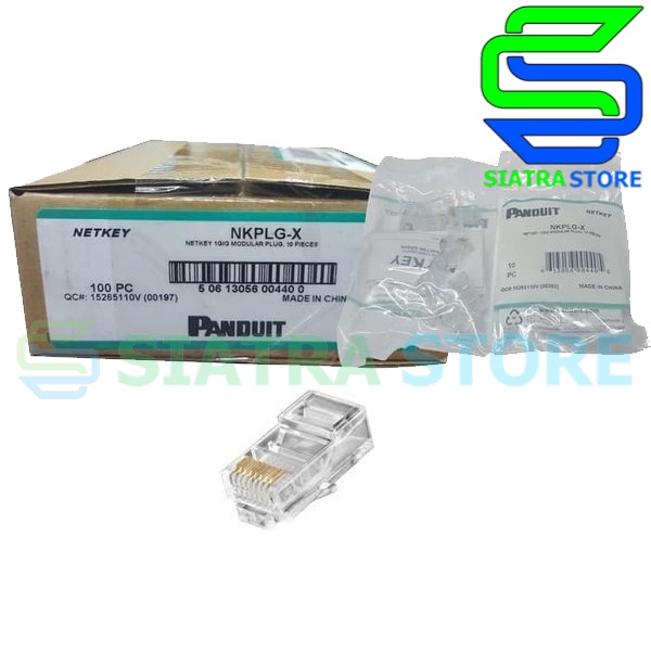 Panduit Netkey Connector RJ45 Cat 6 / Netkey RJ45 Cat 5E NKPLG-X