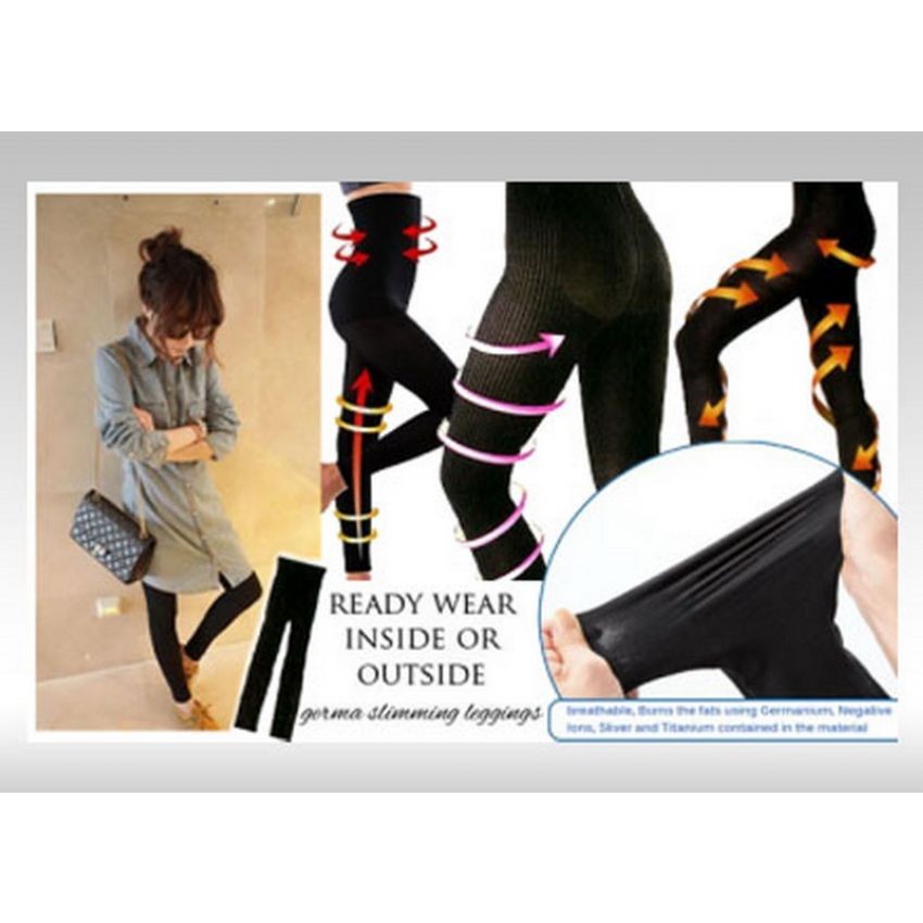 TBI GERMANIUM JAPAN NIGHT LEGGING + BOX SLIMMING PANT - LEGGING PELANGSING JEPANG