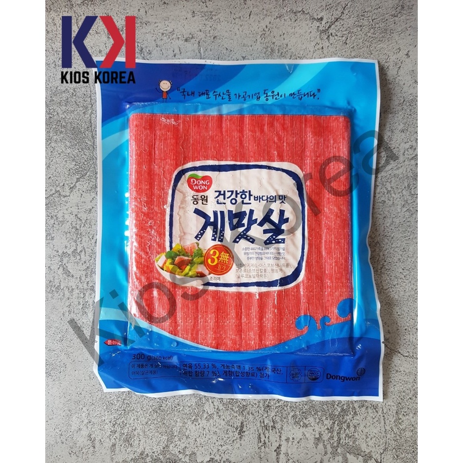 

Dongwon Korean Imitation Crab Meat 300gr - Daging Ikan dan Kepiting Olahan Korea